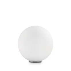 Abat Jour-Ideal Lux Mapa tl1 d30 lampade da comodino sfera in vetro bianco 30cm per camera da letto