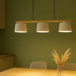 Lampadari Cucina-Eglo Mariel lampadario da cucina moderna colore grigio 3 luci