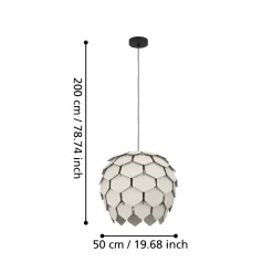 Lampadari Cucina-Eglo Mattanza lampadario da cucina design originale in legno