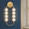 Applique Da Parete-Maytoni amulet applique da parete led 16w 3000k ovale colore oro