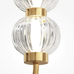 Applique Da Parete-Maytoni amulet applique da parete led 16w 3000k ovale colore oro