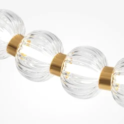 Lampadari Moderni-Maytoni amulet lampadario led 36w 3000k con sfere moderno