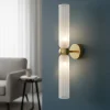 Applique Da Parete-Maytoni antic applique contemporanea 2 luci vetro bianco satinato