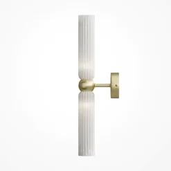 Applique Da Parete-Maytoni antic applique contemporanea 2 luci vetro bianco satinato