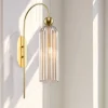 Applique Camera Da Letto-Maytoni antic applique da comodino colore oro e vetro ambrato