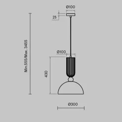 Lampade A Sospensione-Maytoni antic lampada a sospensione colore bianco e oro per isola cucina