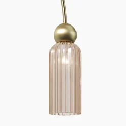 Lampadari Moderni-Maytoni antic lampadario per soggiorno moderno 4 luci paralumi in vetro