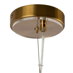 Lampadari Cucina-Maytoni arco lampadario da cucina paralumi in vetro