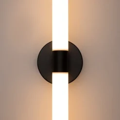 Applique Da Parete-Maytoni axis applique da parete led 16w 3000k colore nero