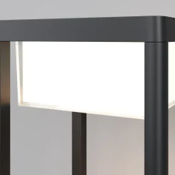 Lampioni Da Giardino-Maytoni baker street lampione da giardino rettangolare led 3000k ip65