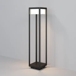 Lampioni Da Giardino-Maytoni baker street lampione da giardino rettangolare led 3000k ip65