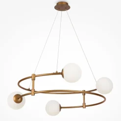 Lampadari Moderni-Maytoni balance lampadario per tavolo da cucina 4 luci