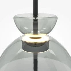 Lampade A Sospensione-Maytoni bangkok lampada a sospensione led 12w 3000k colore nero moderna