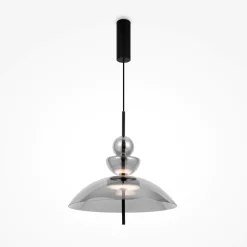 Lampadari Cucina-Maytoni bangkok lampadario da cucina led 12w 3000k campana in vetro