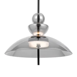 Lampadari Cucina-Maytoni bangkok lampadario da cucina led 12w 3000k campana in vetro