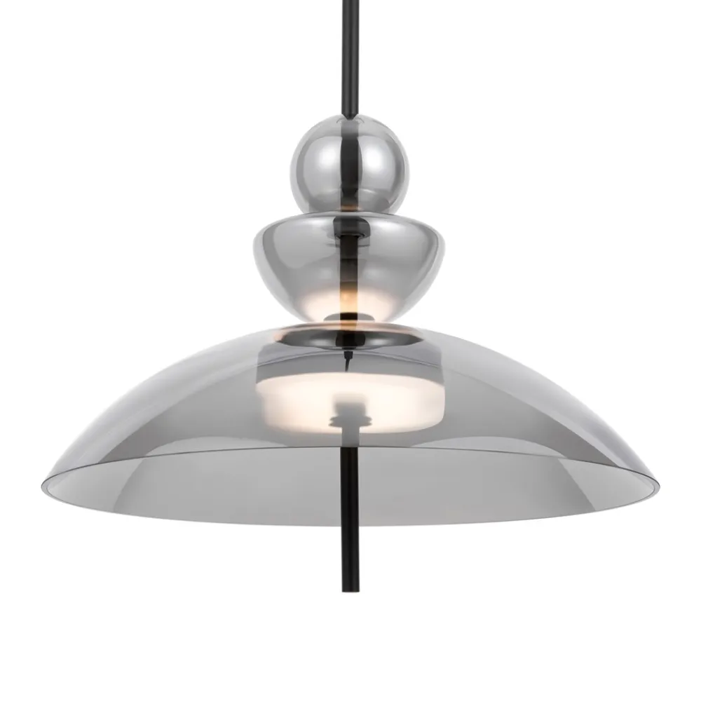 Lampadari Cucina-Maytoni bangkok lampadario da cucina led 12w 3000k campana in vetro