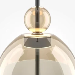 Lampadari Cucina-Maytoni bangkok lampadario led 12w 3000k per cucina mod185pl-l12cg3k1
