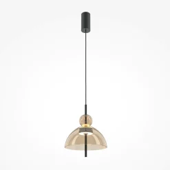 Lampadari Cucina-Maytoni bangkok lampadario led 12w 3000k per cucina mod185pl-l12cg3k1