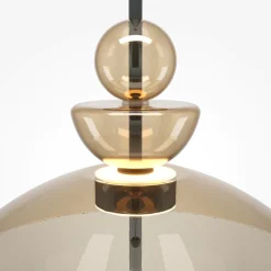 Lampadari Cucina-Maytoni bangkok lampadario per cucina led 12w 3000k mod185pl-l12cg3k3