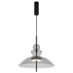 Lampadari Cucina-Maytoni bangkok lampadario per cucina led 12w 3000k vetro