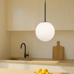 Lampade A Sospensione-Maytoni basic form lampada a sospensione nera moderna