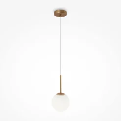 Lampade A Sospensione-Maytoni basic form lampada a sospensione per camera da letto sfera in vetro