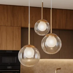 Lampadari Cucina-Maytoni basic form lampadario da cucina moderna 3 luci