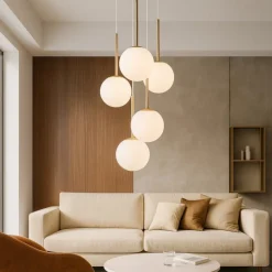 Lampadari Moderni-Maytoni basic form lampadario moderno colore bianco e oro