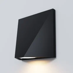 Applique Da Esterno-Maytoni beekman applique da esterno led 3000k ip54 nero moderno