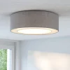 Plafoniere Moderne-Maytoni bergamo plafoniera moderna tonda colore grigio
