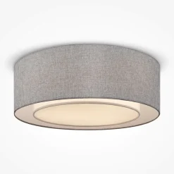 Plafoniere Moderne-Maytoni bergamo plafoniera moderna tonda colore grigio