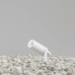 Faretti Da Esterno-Maytoni bern faretto da esterno con picchetto orientabile bianco led 3000k ip65