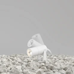 Faretti Da Esterno-Maytoni bern faretto da esterno con picchetto orientabile bianco led 3000k ip65