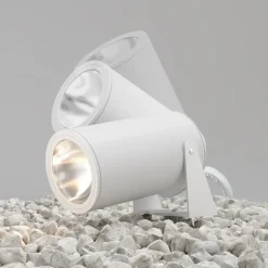 Faretti Da Esterno-Maytoni bern faretto da esterno bianco con picchetto led 3000k ip65