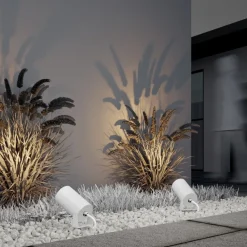 Faretti Da Esterno-Maytoni bern faretto da esterno orientabile con picchetto led 3000k ip65