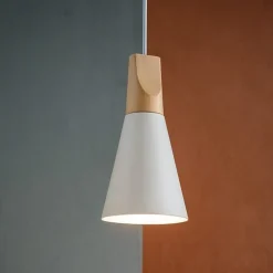 Lampade A Sospensione-Maytoni bicones lampada a sospensione bianca moderna