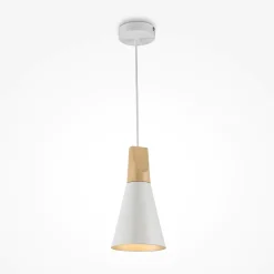 Lampade A Sospensione-Maytoni bicones lampada a sospensione bianca moderna