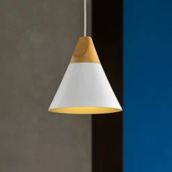 Lampade A Sospensione-Maytoni bicones lampada a sospensione bianca per cucina