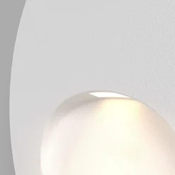Segnapasso Led-Maytoni bil segnapasso da incasso per esterno rotondo bianco led 3000k ip54