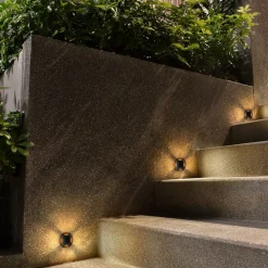 Segnapasso Led-Maytoni biscotti segnapasso per esterno circolare da incasso led 3000k ip65