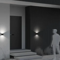 Applique Da Esterno-Maytoni blow applique da esterno led 3000k ip54 moderno