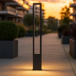 Lampioni Da Giardino-Maytoni bonn lampione da giardino led 3000k ip65 design moderno