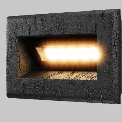 Segnapasso Led-Maytoni bosca segnapasso da esterno nero moderno led 3000k ip65