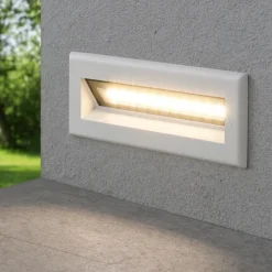 Segnapasso Led-Maytoni bosca segnapasso per esterno da incasso rettangolare led 3000k ip65