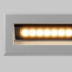 Segnapasso Led-Maytoni bosca segnapasso per esterno da incasso rettangolare led 3000k ip65