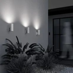 Applique Da Esterno-Maytoni bowery applique da esterno ip54 luce in alto