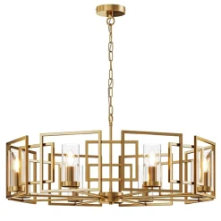 Lampadari Moderni-Maytoni bowi lampadario moderno 8 luci per soggiorno