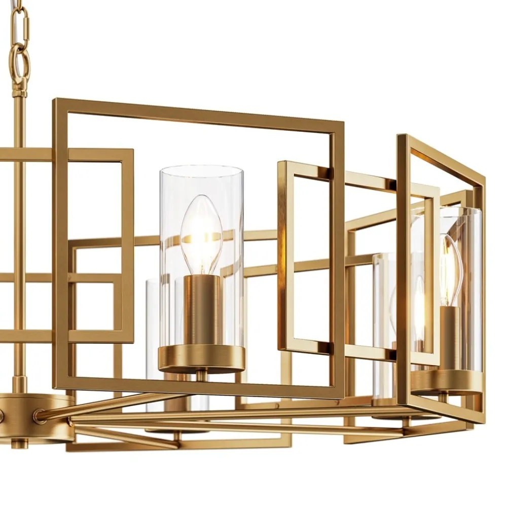 Lampadari Moderni-Maytoni bowi lampadario moderno 8 luci per soggiorno
