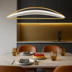 Lampadari Cucina-Maytoni breeze lampadario per tavolo cucina moderna led 3000k