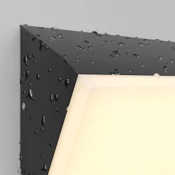 Applique Da Esterno-Maytoni brick applique da esterno led 3000k ip54 nero moderno